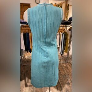 Vtg 1960’s ladies sleeveless polyester knit dress
